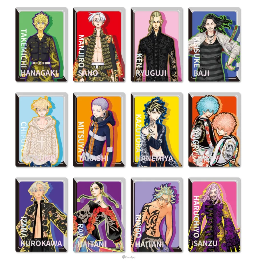 《東京卍復仇者展》快閃店將於8月6日起台中中友百貨推出!精選彩色複製原畫與周邊商品限時登場 5 05. 抽卡機台推出12款紀念小卡