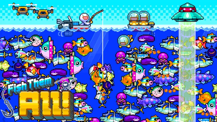 目標是釣起1,000萬條魚🎣iOS/Android短篇獨立釣魚遊戲《釣遍海裡的魚》預計7月20日推出 1 釣遍海裡的魚
