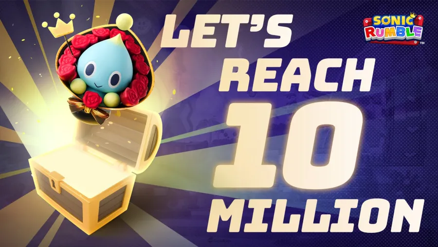 《Sonic Rumble》事前登錄活動舉辦中!預約突破1000萬人就送特典「巧歐」夥伴 2 Sonic Rumble