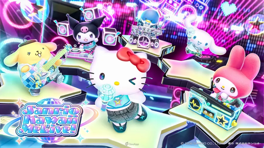 Sanrio Games首款手機遊戲《Sanrio Kawaii Me Live!》將於2027年推出！享受三麗鷗明星熱門歌曲的舞蹈節奏遊戲！