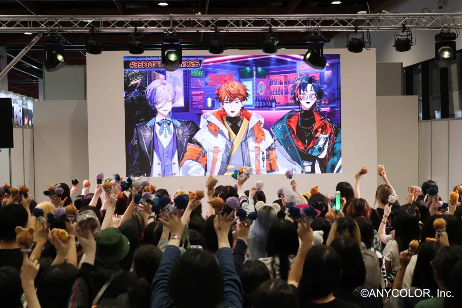 2026漫博：NIJISANJI人氣團體「3SKM」＆「AYAKAKI」4名成員現身日本館！小遊戲、Mini Live與粉絲熱情互動