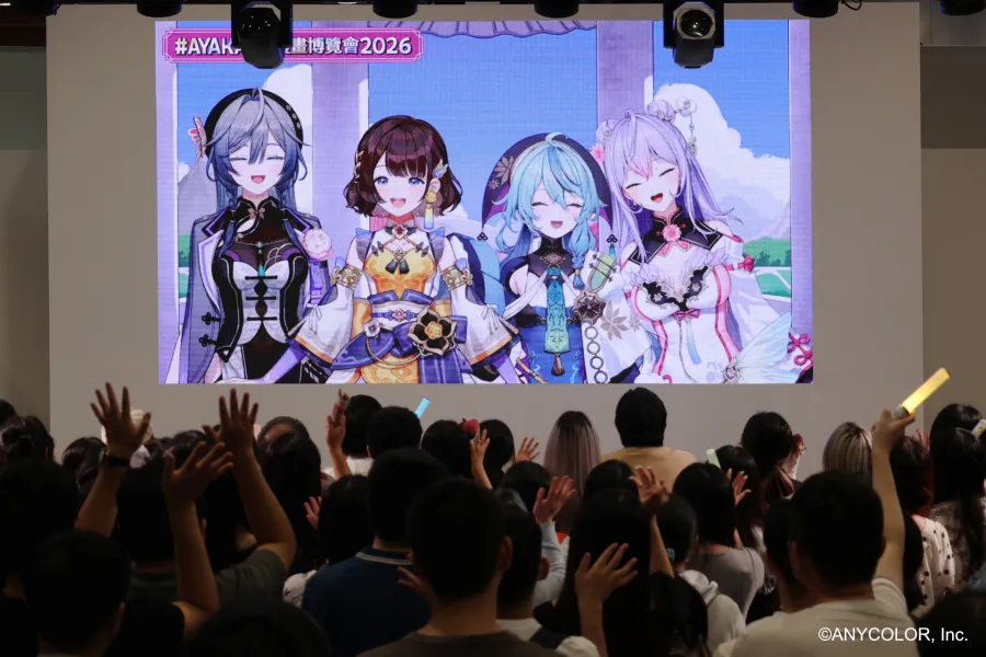 2026漫博：NIJISANJI人氣團體「3SKM」＆「AYAKAKI」4名成員現身日本館！小遊戲、Mini Live與粉絲熱情互動