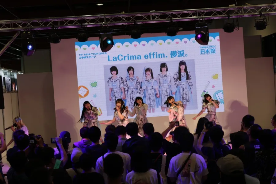 2026漫博:日本人氣聲優青山渚見面會日本館登場!迷你Live帶來多種曲風歌曲粉絲熱情應援! 9 LaCrima effim. 儚淚。