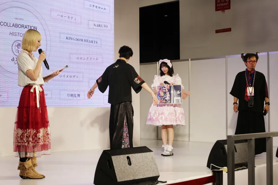 2026漫博:NIJISANJI人氣團體「3SKM」&「AYAKAKI」4名成員現身日本館!小遊戲、Mini Live與粉絲熱情互動 7 axes femme TW Brand Story Talk