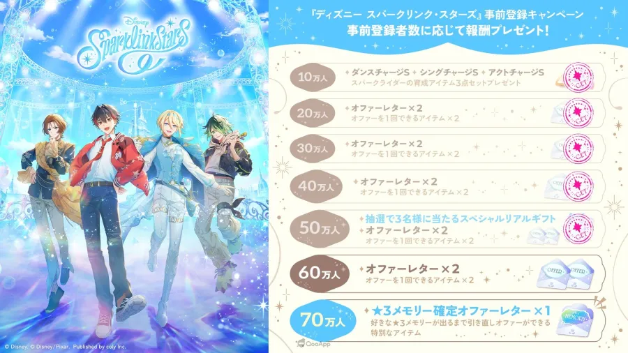 迪士尼×coly手遊新作《Disney Sparklink Stars》宣佈延期至2026年11月推出