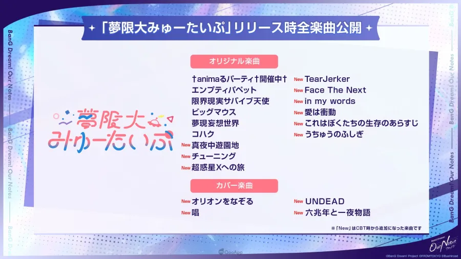 武士道邦邦手遊新作《BanG Dream! 交織的樂章》確定9月24日全球上線!連動動畫推出慶祝活動、TGS2026開放正式版先行試玩 9 0914 BanG Dream ournotes sub7