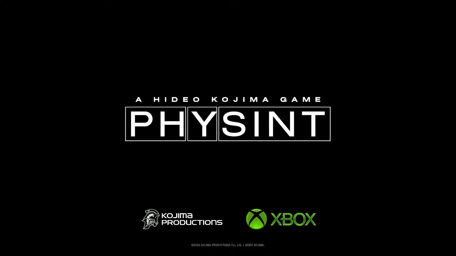 TGS2026:小島秀夫現身XBOX直播節目!《PHYSINT》主角陣容發表、《OD KNOCK》開發進展順利 5 PHYSINT