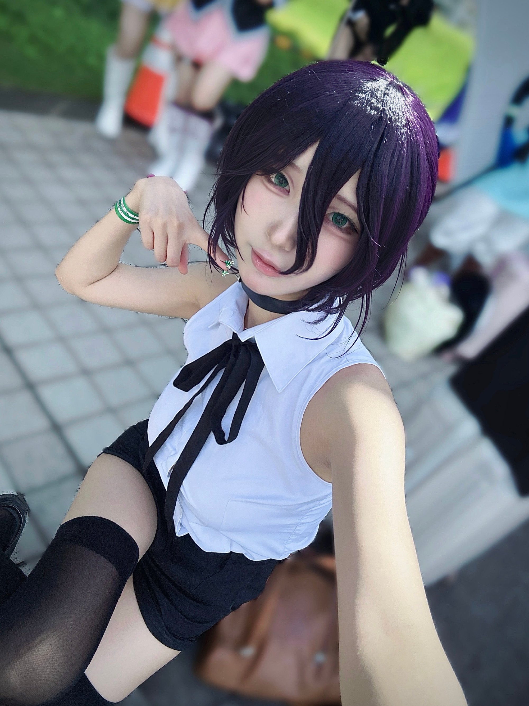 《电锯人》蕾塞Cosplay，7.2头身神还原！