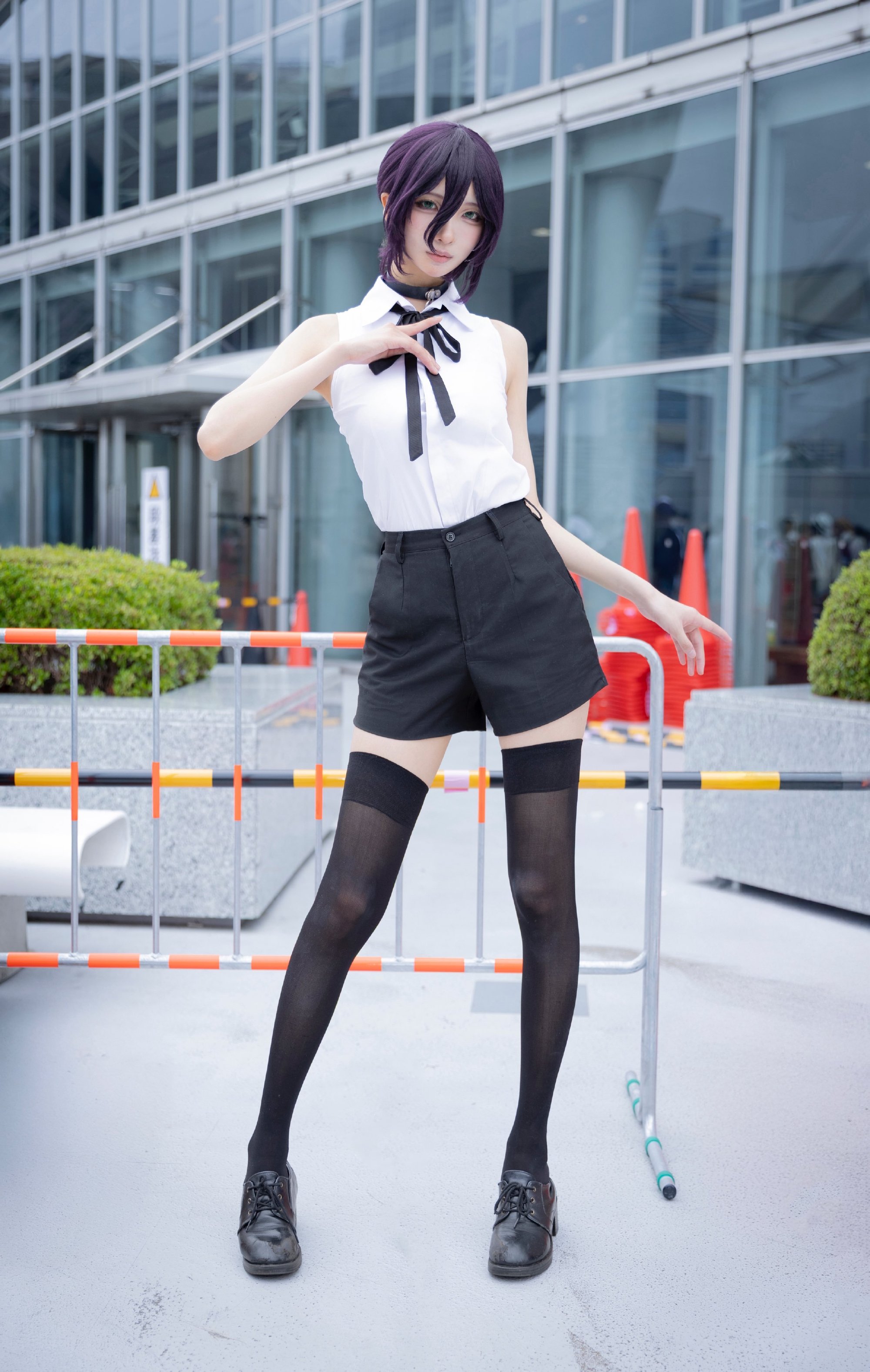 《电锯人》蕾塞Cosplay，7.2头身神还原！
