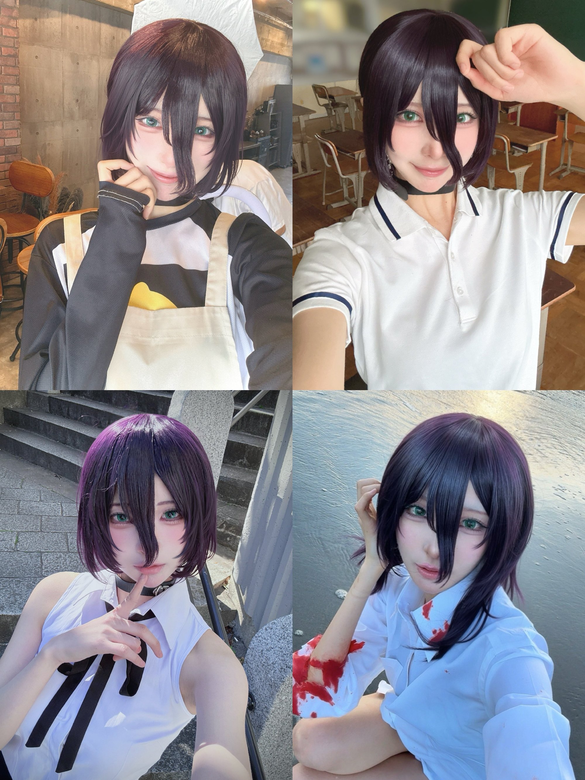 《电锯人》蕾塞Cosplay，7.2头身神还原！