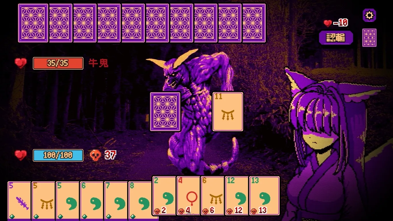 與獸耳少女展開賭命牌局的輕度Rogue卡牌遊戲《禁忌村心動撲克牌》新增繁體中文支援