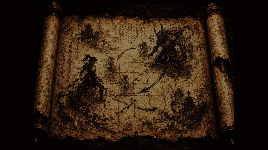 回合制解謎Roguelike新作《華麗 無限城の死闘》免費試玩版10月10日跨平台同步推出!將參加Steam新品節 4 karei art scroll 1